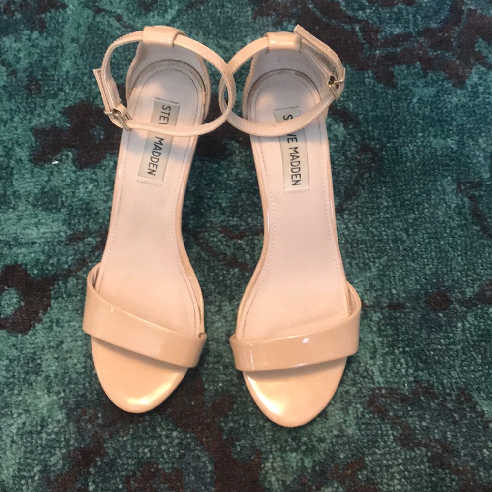 Steve Madden Ankle Strap Patent Heels